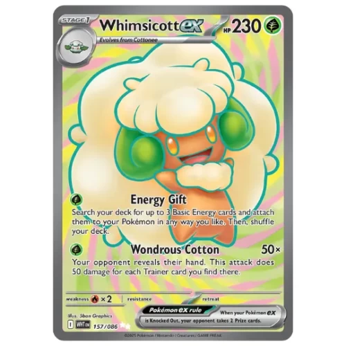 Whimsicott ex - 157/086 - White Flare